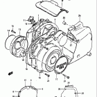 GS1100E,ES 1982-1983 Crankcase cover (model d)