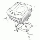 SP250 1982-1983 Цилиндр
