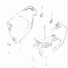 DR500 1983 Обтекатель рамы