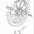 SP125 1982-1983 Переднее колесо