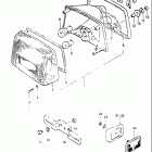 GS650M 1983 Задний фонарь