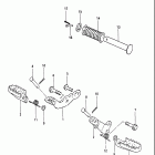 SP250 1982-1983 Подножки