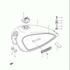 GS450GA 1982-1983 Fuel tank (model z)