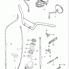 GN125 1982-1983 Handlebar - front cable