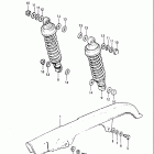 GS450TX 1983 Chain case - shock absorber