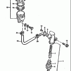 GS650GL 1983 Задний торм цилиндр