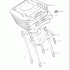 DR125 1982-1983 Цилиндр