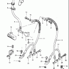 GS650M 1983 Передние тормозные трубки