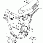 RM250 1982-1983 Frame - seat