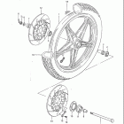 GS650G 1983 Переднее колесо