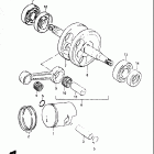 JR50R 1983 Коленвал