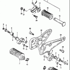 GS1100E,ES 1982-1983 Footrest (model z)