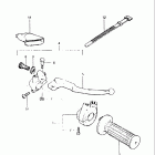 DR250 1982-1983 Right handle switch
