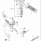 GS750T 1982-1983 Left handle switch (model z)