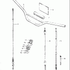 DS80 1983 Handlebar - control cable