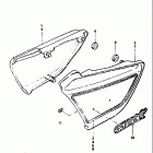 GS1100GL 1982-1983 Frame cover (model z)