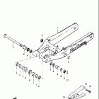 PE175 1982-1983 Rear swinging arm (model d)