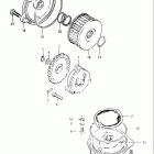 DR250 1982-1983 Масляный насос
