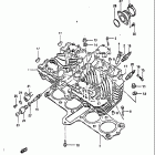 GS1100GK 1982-1983 Головка цилиндра