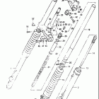 PE175 1982-1983 Front fork (model d)