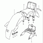 GS550L 1983 Заднее крыло