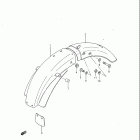 GS450GA 1982-1983 Заднее крыло