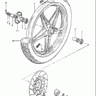 GS650GL 1983 Переднее колесо