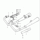 GS450TX 1983 Глушитель
