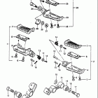 GS750S 1983 Подножки