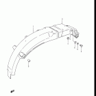 GS750E,ES 1983 Заднее крыло