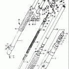 RM250 1982-1983 Front fork (model d)
