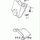 GS1100GK 1982-1983 Rear fender extension (optional)