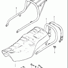 GN125 1982-1983 Сидение