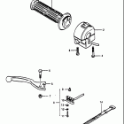 GS750T 1982-1983 Right handle switch (model d)