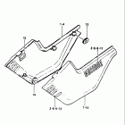GS1100E,ES 1982-1983 Frame cover (gs1100ed)
