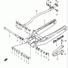 RM250 1982-1983 Rear swinging arm (model z)