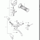 GS550E, ES 1983 Left handle switch (gs550ed)