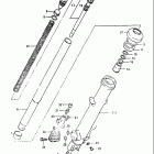 GS750S 1983 Передняя вилка