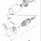 GS450TX 1983 Стартер электрический
