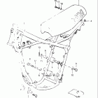 RM125 1983 Frame - seat