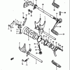 GS1100GK 1982-1983 Механизм  переключения передач