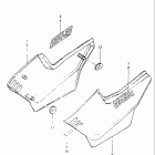 GS450E 1983 Обтекатель рамы