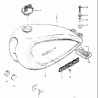 GN250 1982-1983 Fuel tank (model d)