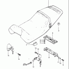 GS650M 1983 Сидение