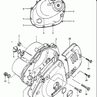 GN125 1982-1983 Крышки картера