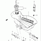 RM250 1982-1983 Fuel tank (model z)