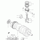 GS650G 1983 Коленвал