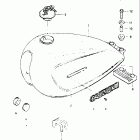 GN250 1982-1983 Fuel tank (model z)