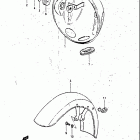 GS1100GL 1982-1983 Headlamp housing-front fender