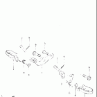 DR125 1982-1983 Подножки